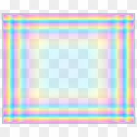 #rainbow #holo #holographic #frame #transparent - Rainbow Frame Png, Png Download - frame png