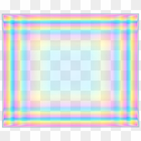 #rainbow #holo #holographic #frame #transparent - Rainbow Frame Png, Png Download - frame png