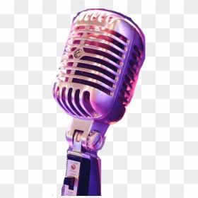 Transparent Vintage Microphone Png - Transparent Retro Microphone Png, Png Download - microphone png