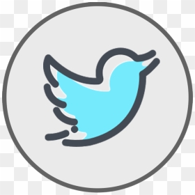 Transparent Twitter Icon Circle Png - Twitter Icon Png, Png Download - twitter icon png