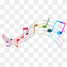 Free Png Download Transparent Colorful Notes Png Images - Transparent Background Music Notes Png, Png Download - music notes png