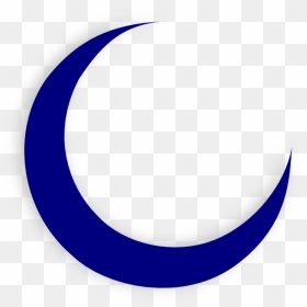 Download For Free Crescent Moon Png In High Resolution - Half Moon Png Blue, Transparent Png - moon png