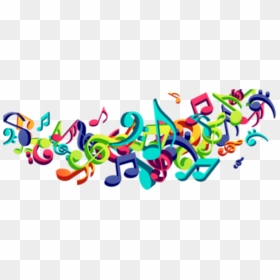 Colorful Musical Notes Png - Colorful Music Vector Png, Transparent Png - music notes png
