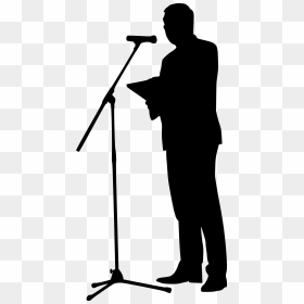 Person Speaking On Mic, HD Png Download - microphone png