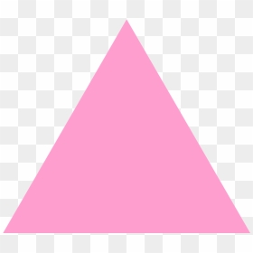Triangle Transparent Translucent - Pink Triangle Icon, HD Png Download - triangle png