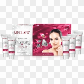 Meglow Diamond Sparkle Facial Kit - Facial, HD Png Download - sparkle png