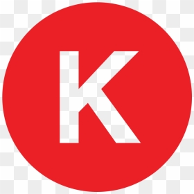 Transparent Letter K In A Red Circle - Youtube Flat Icon Png, Png Download - red circle png