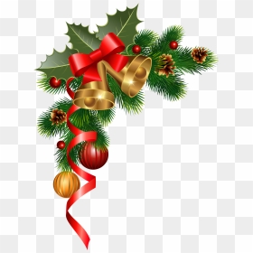 Christmas Corner Decorations Png, Transparent Png - christmas png