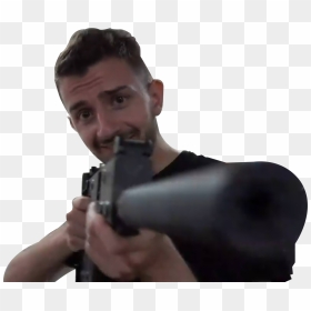 Suggestionmonkas Emote Or Sum Shit - Airsoft Gun, HD Png Download - gun png