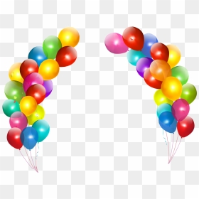 Colorful Balloons Png Image Background - Transparent Transparent Background Balloons Png, Png Download - balloons png