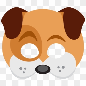 Snapchat Dog Face Sticker Clip Arts - Dog Mask Png, Transparent Png - snapchat png