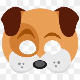 Snapchat Dog Face Sticker Clip Arts - Dog Mask Png, Transparent Png - snapchat png