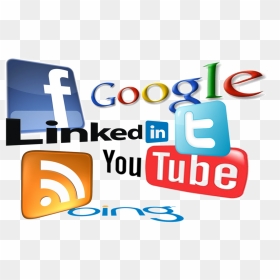 Social Media Icon Sets For Designers White Round Social - Transparent Background Popular Social Media Logo, HD Png Download - social media icons png