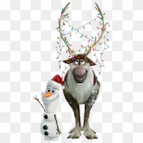 Frozen Olaf And Sven Ready For Christmas - Olaf And Sven, HD Png Download - christmas png