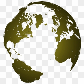 Continents From Globe - Transparent Background World Globe Png, Png Download - globe png