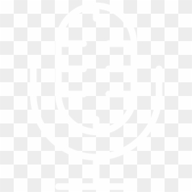Microphone - Johns Hopkins Logo White, HD Png Download - microphone png