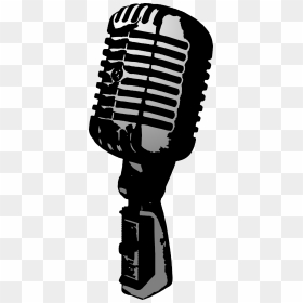 Old Time Microphone Png - Old School Microphone Png, Transparent Png - microphone png