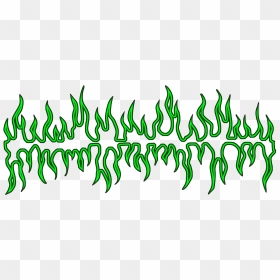 Transparent Green Flames Png - Green Flames Png, Png Download - flames png