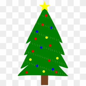 Christmas Tree With Lights Clip Arts - Christmas Tree Lights Clipart Transparent, HD Png Download - christmas lights png