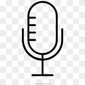 Microphone Png Clip Art - Coloring Page Microphone, Transparent Png - microphone png