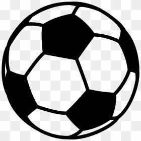 Black And White Football Clipart - Soccer Ball Emoji, HD Png Download - soccer ball png