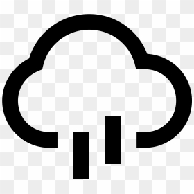 Rain Cloud Icon - Cloud With Rain Png Icon, Transparent Png - rain png