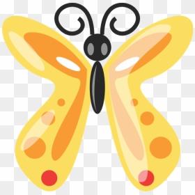 Free Graphics Of Butterflies Butterfly Clipart - Transparent Cute Butterfly Cartoon, HD Png Download - butterfly png