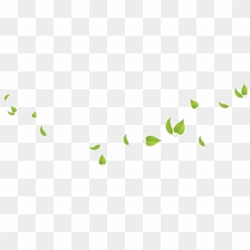 Flying Leaf Png - Green Leaves Transparent Background, Png Download - leaf png