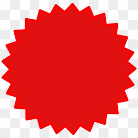 Starburst Vector Png - Red Seal Certificate Png, Transparent Png - red circle png