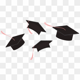 Throwing Graduation Cap Png , Png Download - Flying Graduation Caps Png, Transparent Png - graduation cap png