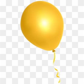 Transparent Background Yellow Balloon Clipart, HD Png Download - balloons png