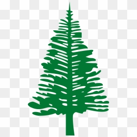 Pine Trees Png - Norfolk Island Flag, Transparent Png - christmas tree png