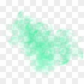 Green Colored Smoke Fog - Watercolor Paint, HD Png Download - fog png