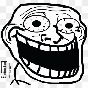 Download And Use Troll Face Png Clipart - Crazy Troll Face Png, Transparent Png - troll face png