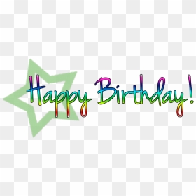 Happy Birthday Png Text - Png Text Of Happy Birthday, Transparent Png - happy birthday png