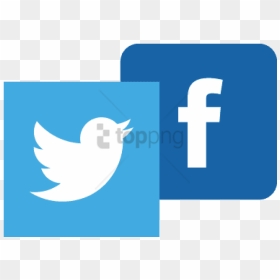 Twitter Logo Png Transparent Background - Twitter And Facebook Png, Png Download - twitter logo png transparent background