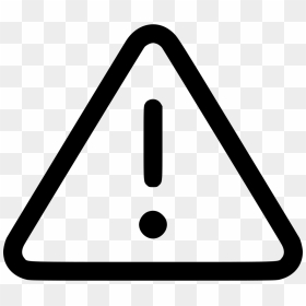 Alert Triangle - Alert Icon Svg, HD Png Download - triangle png