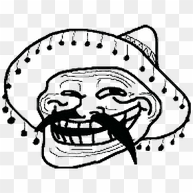 Mexican Troll Face Png Clipart , Png Download - Troll Face Meme, Transparent Png - troll face png