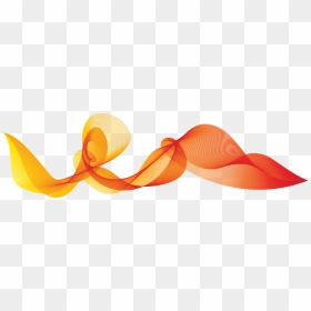 Orange Wave Vector Png, Transparent Png - wave png