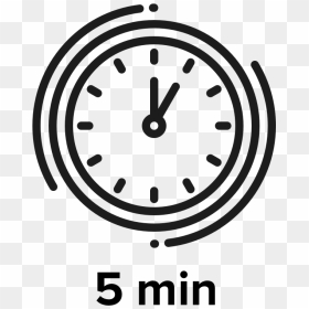 5 Minute Challenge - 5 Minute Timer Png, Transparent Png - clock png