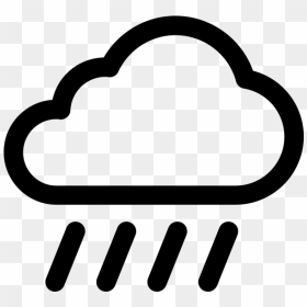 Weather Icon Rain Png, Transparent Png - rain png