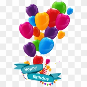 Happy Birthday Balloons Png Image - Birthday Balloons Png, Transparent Png - balloons png