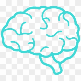 Simple Clip Art Brain , Png Download - Simple Easy Brain Drawing, Transparent Png - brain png