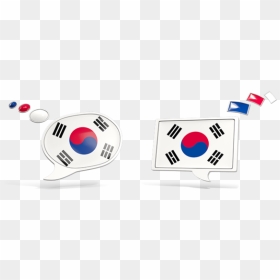 Two Speech Bubbles - Different Flag Of Korea, HD Png Download - bubbles png