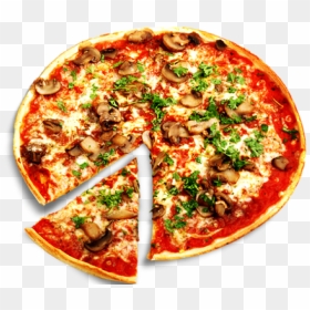 Pizza Png Transparent Images - Large Pizza With Drink, Png Download - pizza png