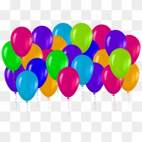 Colorful Balloons Png Clip Art - Colorful Balloons Birthday Balloons Png, Transparent Png - balloons png