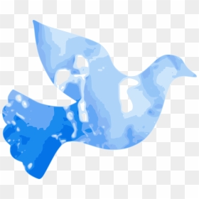 Water Dove Svg Clip Arts - Blue Dove Clip Art, HD Png Download - dove png