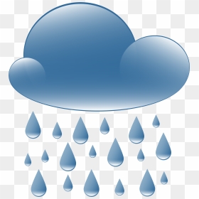 Rain Cloud Weather Icon Png Clip Art, Transparent Png - rain png
