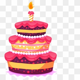Happy Birthday Cake Png - Transparent Background Cake Png File, Png Download - birthday cake png