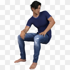 Sitting Person Png - Man Sitting Png, Transparent Png - person png